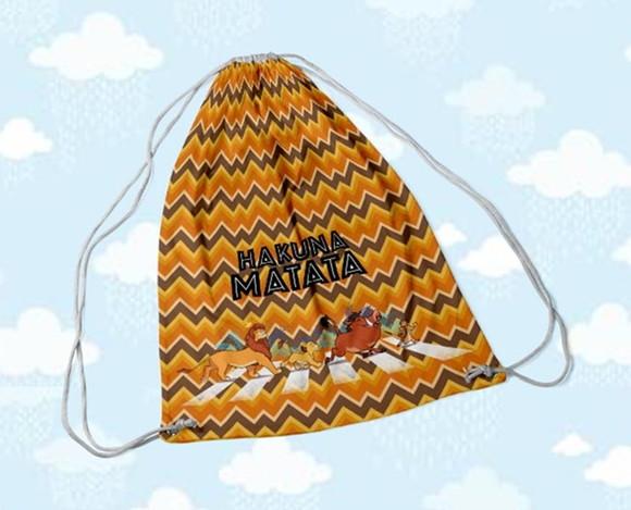 Mochila Personalizada P - 18x25 - - o Rei Leão