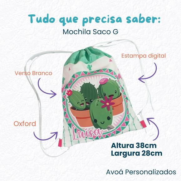 Mochila Saco Personalizada - 28x38cm - Neymar