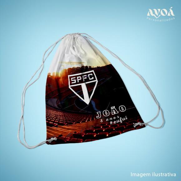 Mochila Saco Personalizada - 28x38cm - São Paulo Fc