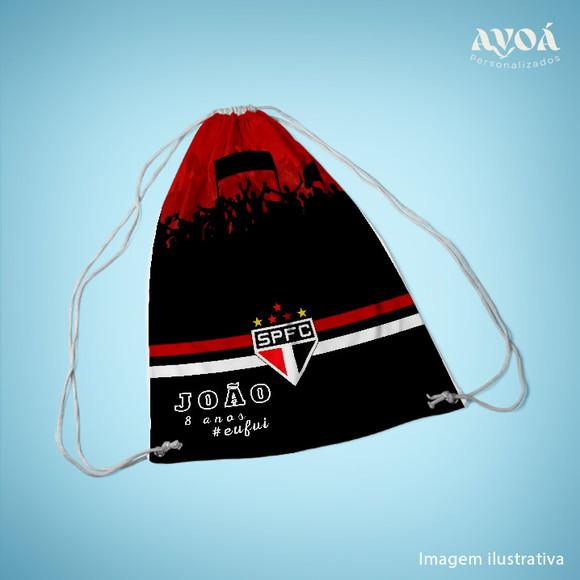 Mochila Saco Personalizada - 28x38cm - São Paulo Fc