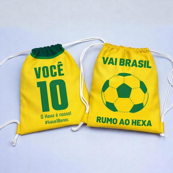 Mochila Saco Personalizada - Copa do Mundo