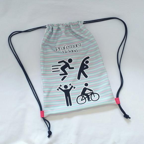 Mochila Saco Personalizada- Dia dos Professores