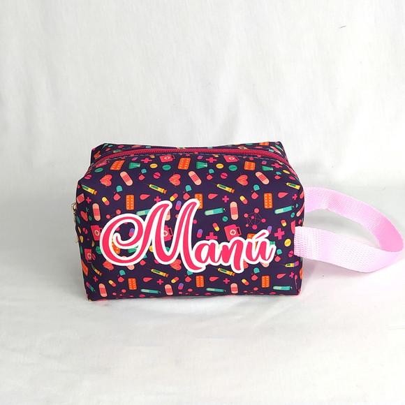 Necessaire Box G com Alça - Saúde/ Remédios