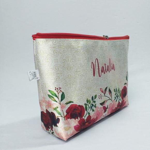 Necessaire Midi G Personalizado com Toque de Cetim