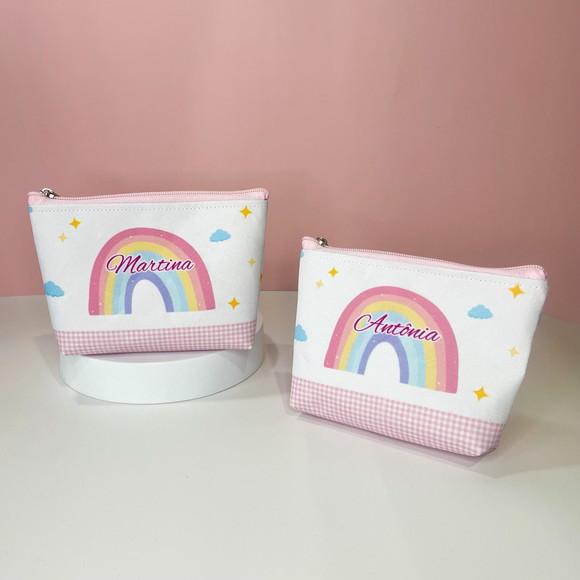 Necessaire Midi m - Arco-íris Personalizado