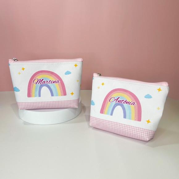 Necessaire Midi M- Arco-iris Personalizada