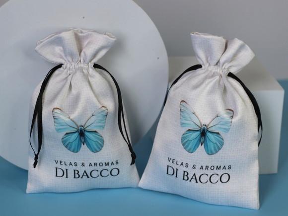 Saco de Cetim Personalizado- 10x15cm
