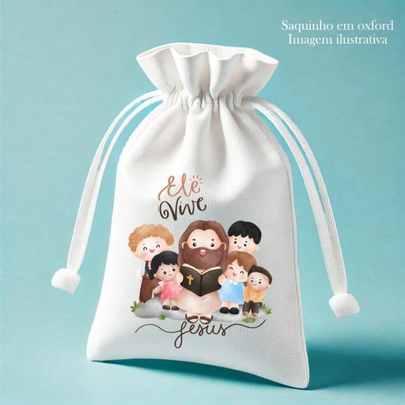 Saco Oxford Personalizado 15x20cm - Páscoa