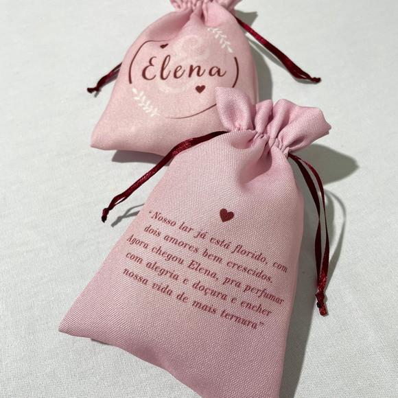 Saco Personalizado 8x12cm com Babado