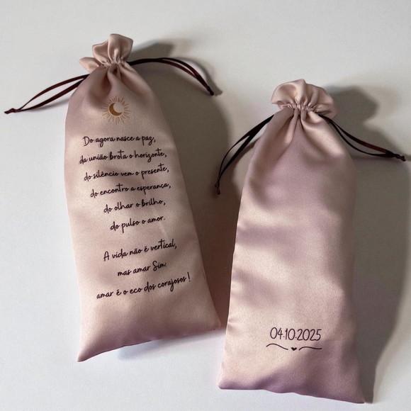 Saquinho Personalizado 12x27cm - Incensos e Aromatizadores