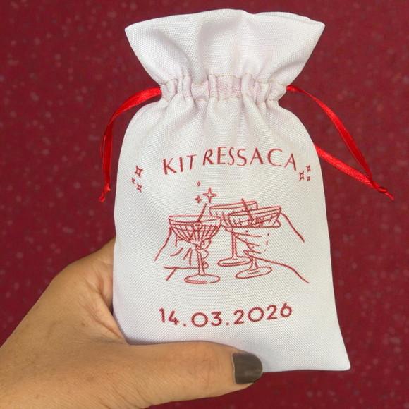 Saquinho Personalizado Kit Ressaca- 10x15cm