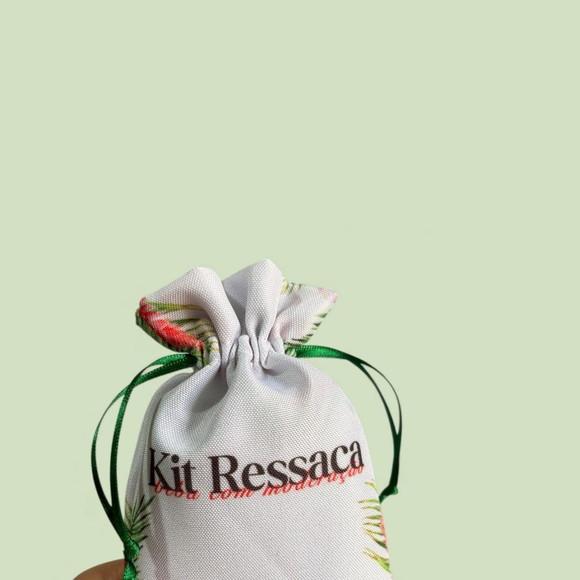 Saquinho Personalizado Kit Ressaca Tropical 10x15cm