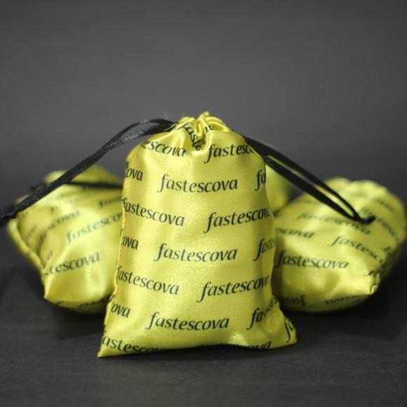 Touca de Cetim + Saco Personalizado