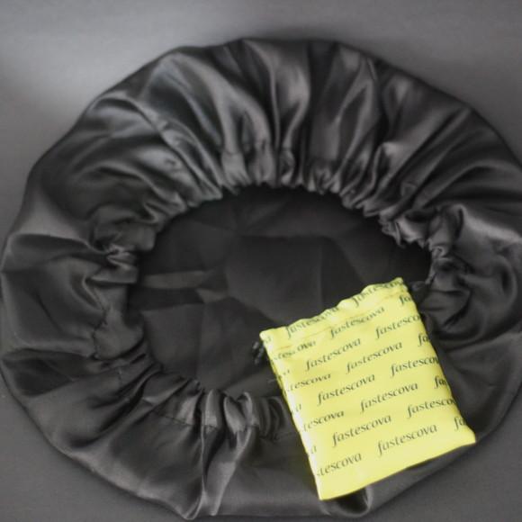 Touca de Cetim + Saco Personalizado