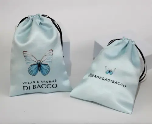 Embalagem / Saco Personalizado em Cetim 13x18cm