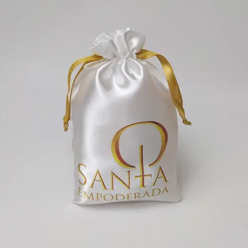 Embalagem/ Saco de Cetim Personalizado- 10x15cm