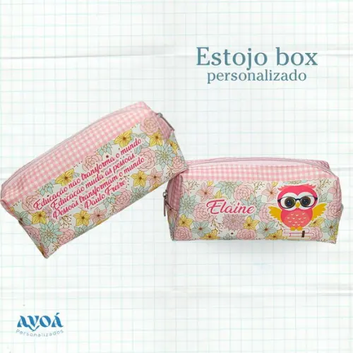 Estojo Box Personalizado - Dia dos Professores