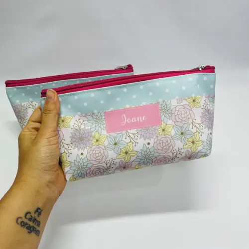 Estojo Midi Floral Personalizado