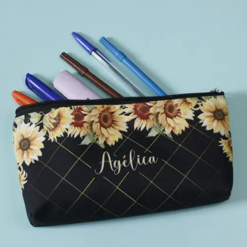 Estojo Midi Floral Personalizado