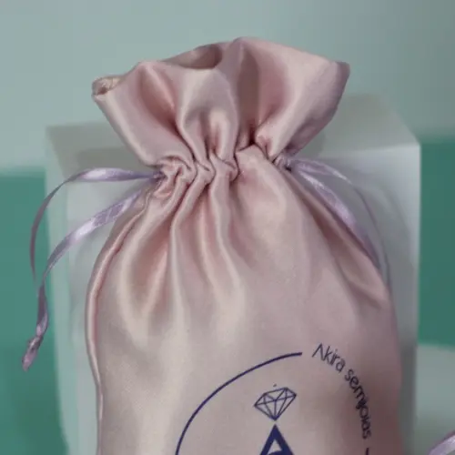Kit de Embalagens Personalizadas em Cetim - 2 Tamanhos