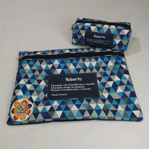 Kit Dia dos Professores- Pasta + Estojo Box Personalizado
