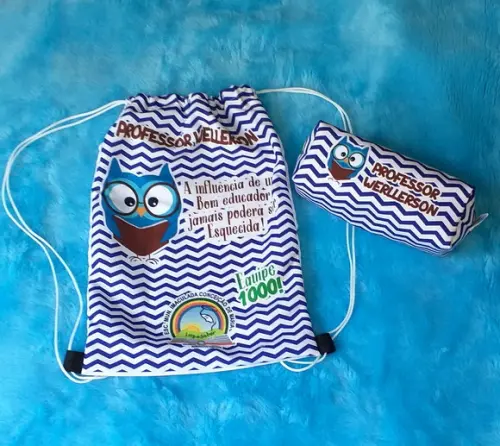 Kit Estojo Box + Mochila Dia dos Professores