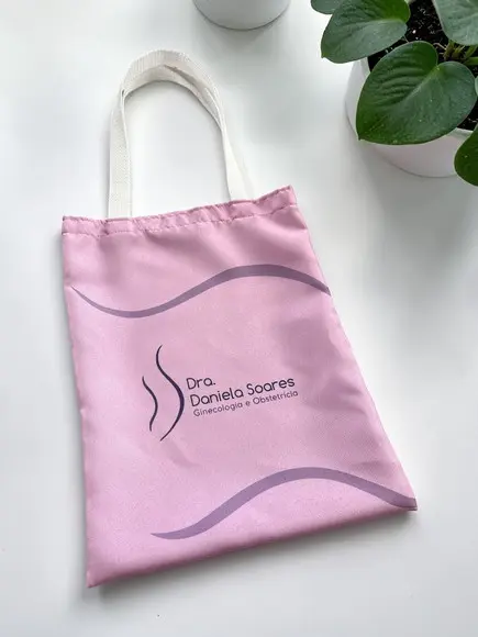 Kit Sacola 30x38cm + Estojo Slim- Personalizado