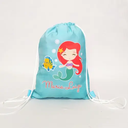 Mochila G - 28x38 -a Pequena Sereia