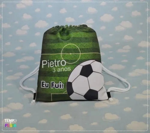 Mochila Personalizada 28x38cm- Futebol