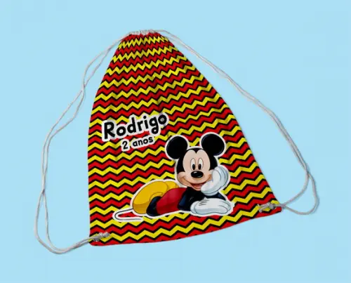 Mochila Personalizada G - 28x38 - Mickey