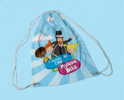 Mochila Personalizada G - 28x38 - Mundo Bita