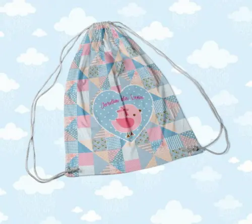 Mochila Personalizada P - 18x25 - Jardim Encantado