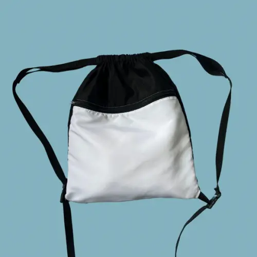 Mochila Saco com Zíper Premiun - para Estampar