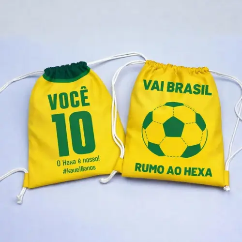 Mochila Saco Personalizada - Copa do Mundo