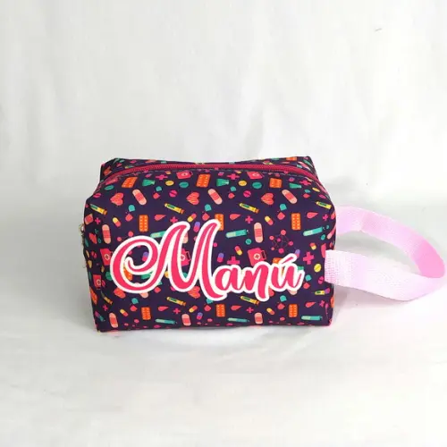 Necessaire Box G com Alça - Saúde/ Remédios