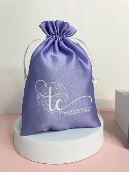 Saco de Cetim com Babado- 8x12cm