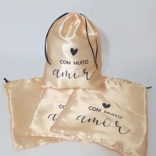 Saco de Cetim Personalizado - 20x25cm