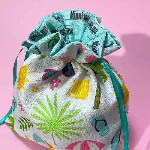 Saco Personalizado 20x25cm - Estampa Total e Babado