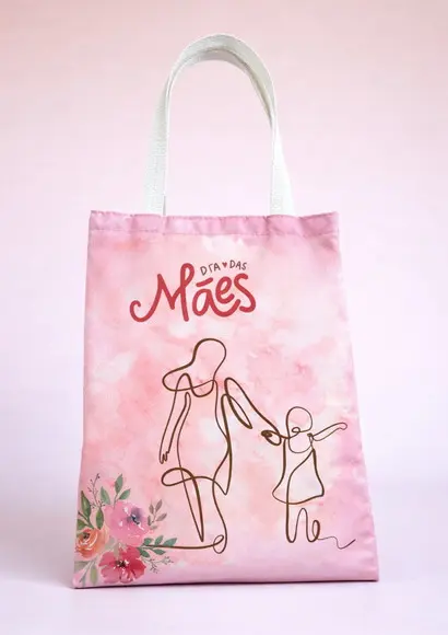 Sacola Personalizada Dia das Mães - 30x38cm