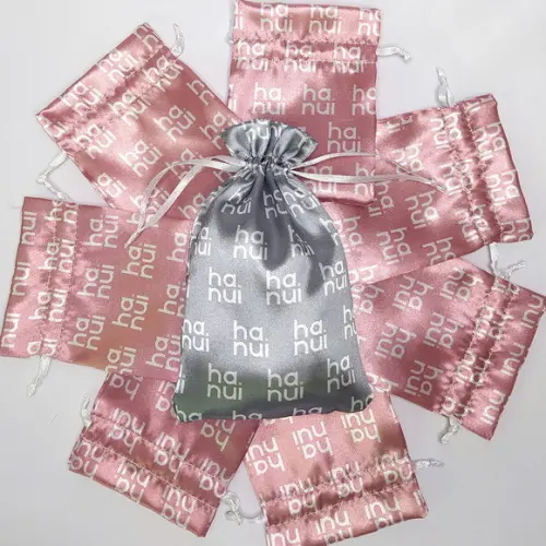 Saquinho de Cetim para Joias Personalizado 10x15cm