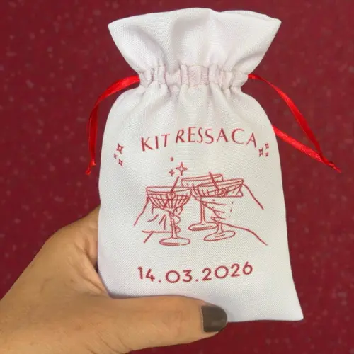 Saquinho Personalizado Kit Ressaca- 10x15cm