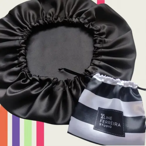 Touca de Cetim G+ Saco Personalizado