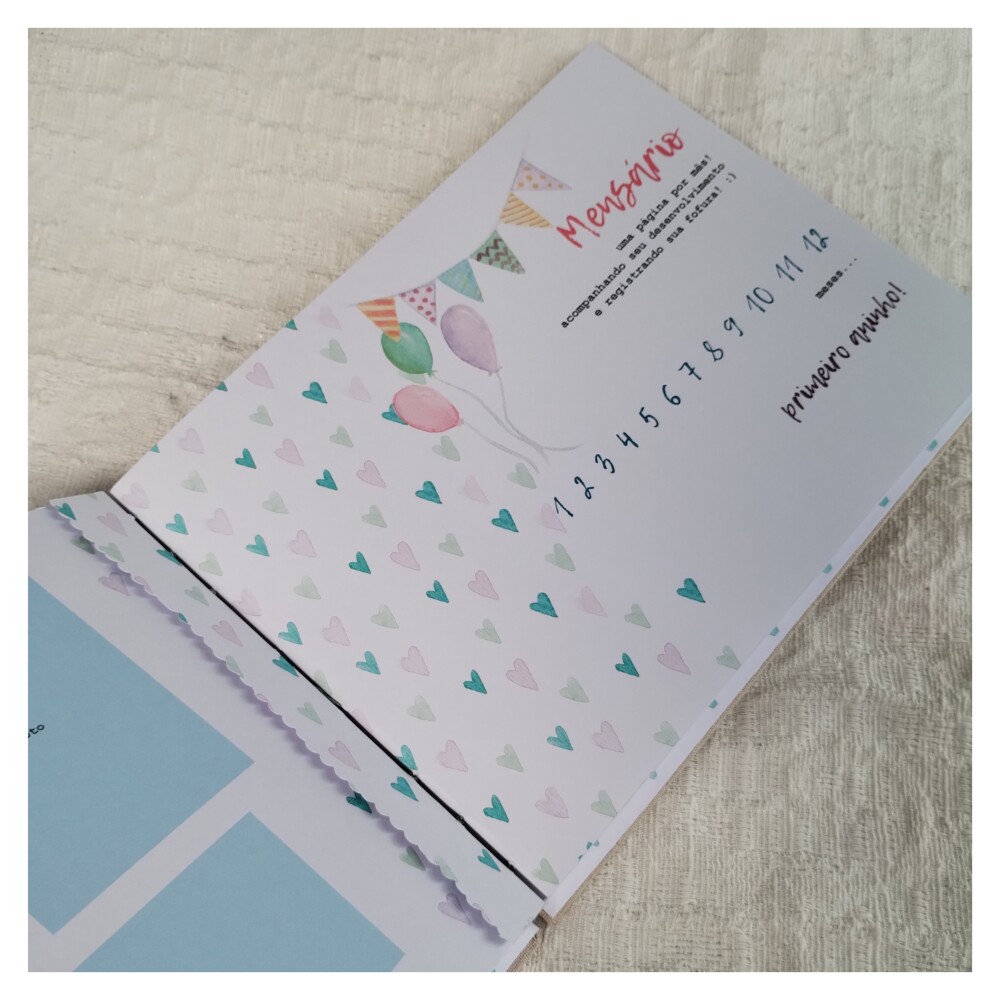 Livro do Bebê com Bordado
