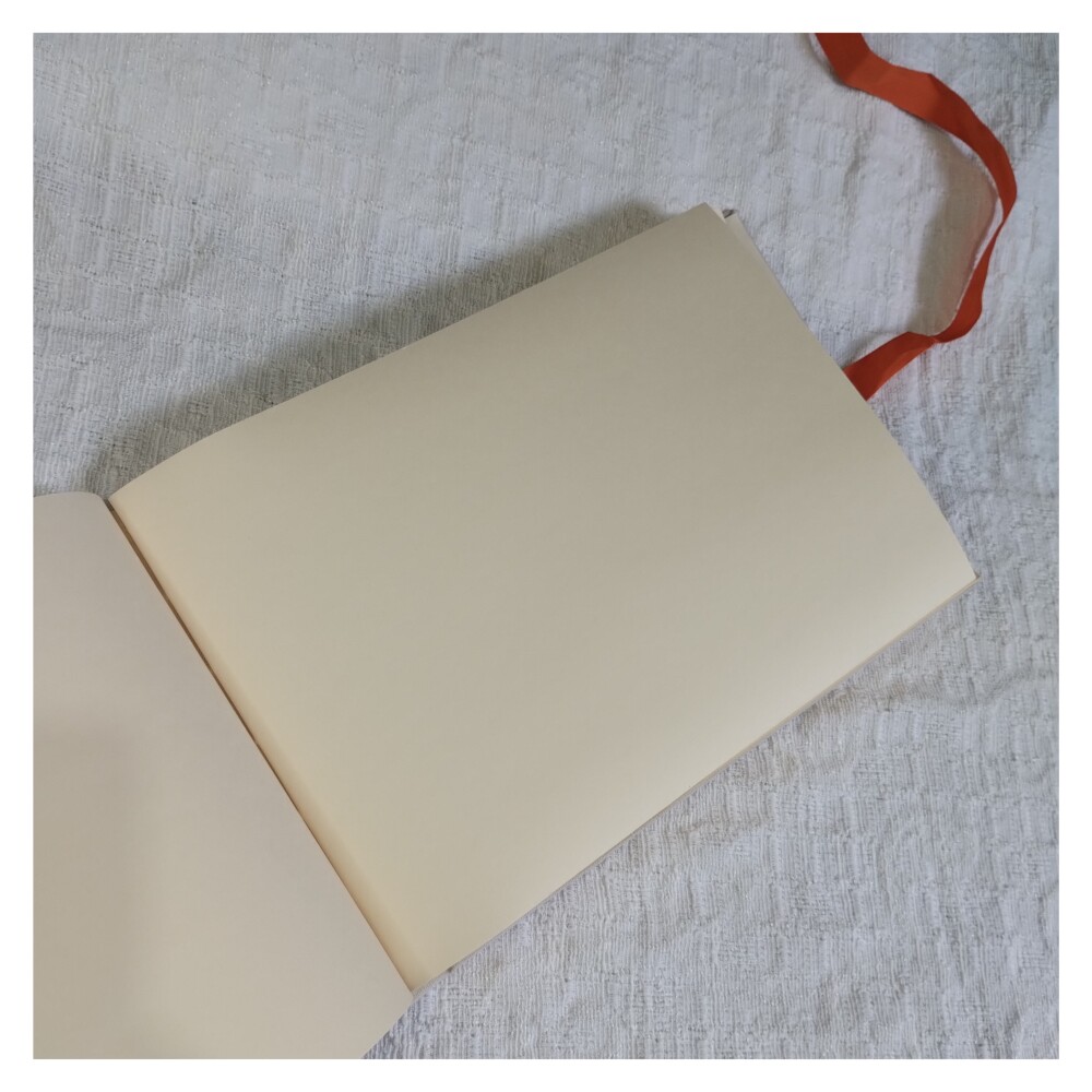 Livro Guestbook Casamento Iniciais e Data Bordados A4