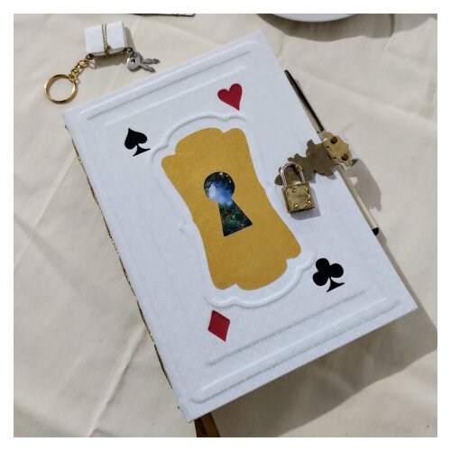 Diário Alice no País das Maravilhas - Única Peça!