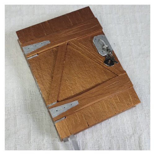 Caderno Sketchbook A6 Acabamento em Pintura com Pingente