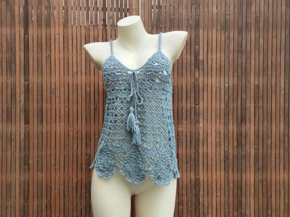 Blusa de crochê