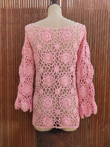 Blusa de crochê