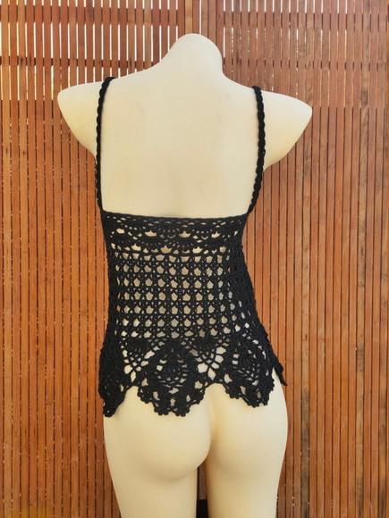 Blusa de crochê