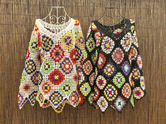 Blusa de crochê